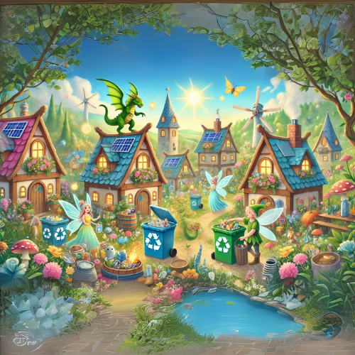 Sıfır Atık türünde çocuk hikâyelerini temsil eden görsel.